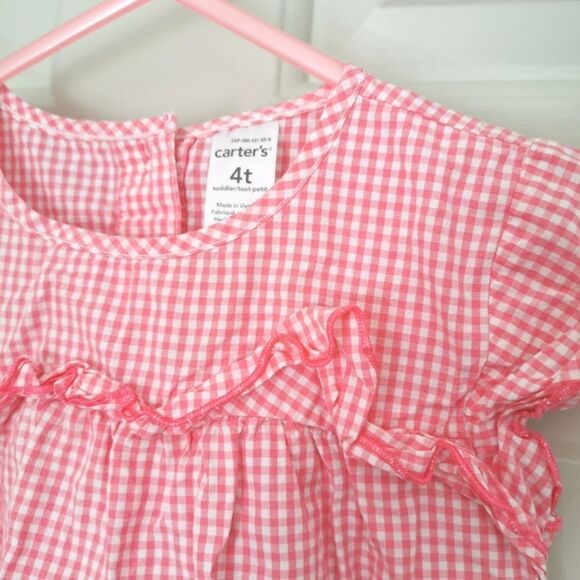 3/$20 Carter's girls blouse size 4 - Picture 2 of 3